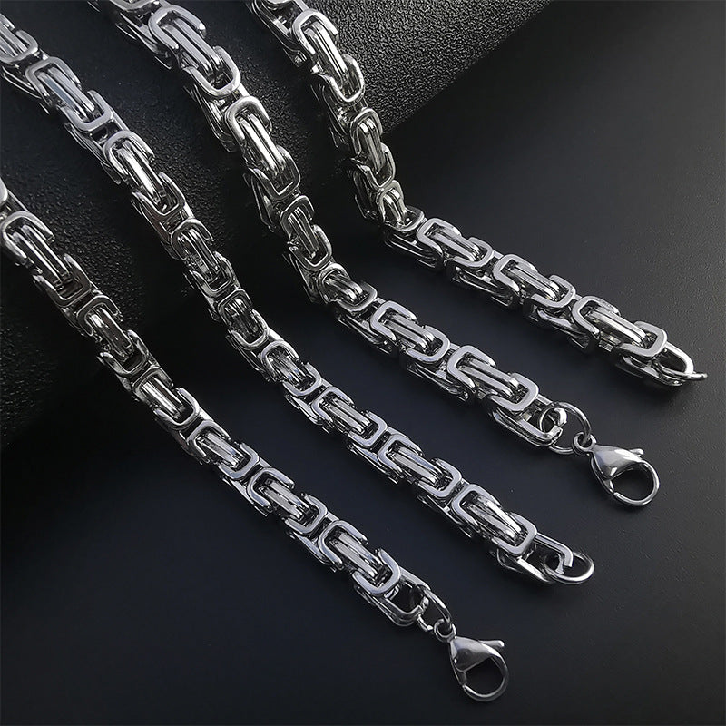 Korvin Byzantine Chain Necklace | Golden Blanco