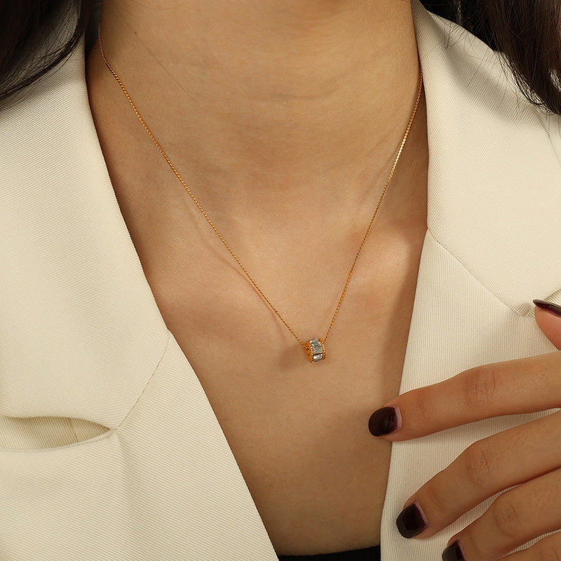 Collar Barril Pulido Elyna | Golden (3/3)