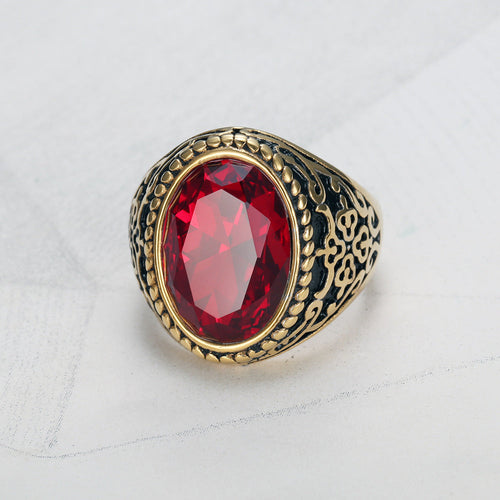 Anillo Ravelle Sangris | Golden
