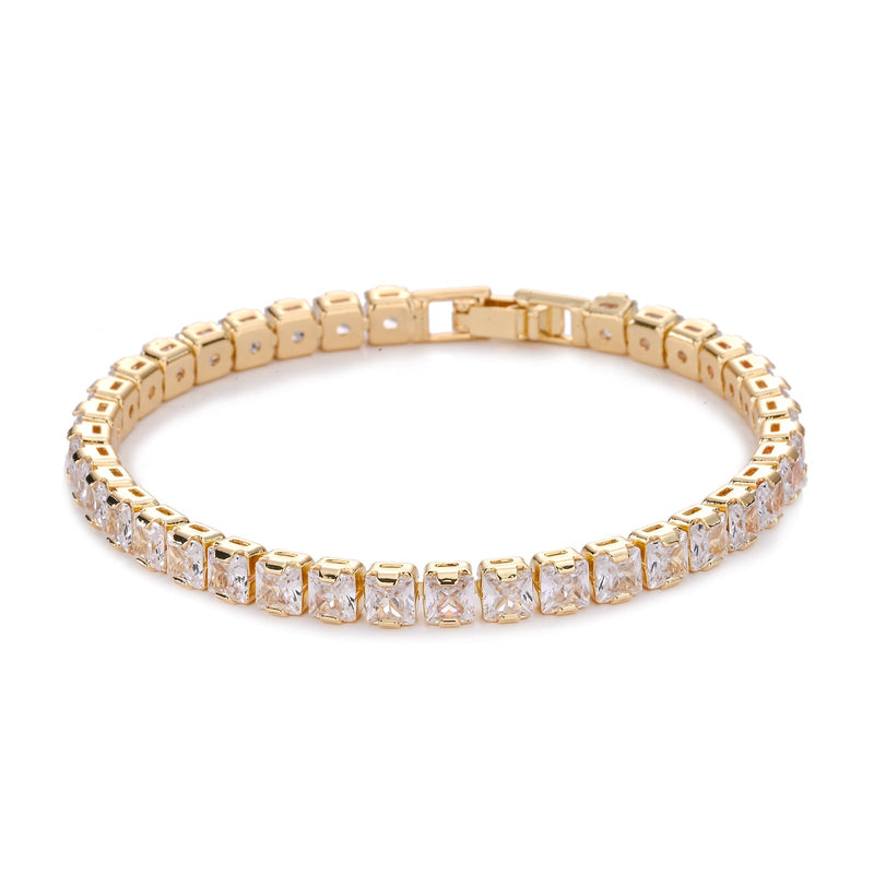 Pulsera de Tenis Cuadrada | Golden (2/2)