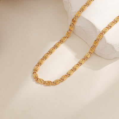 Nusa Woven Chain Necklace | Golden Blanco (2/2)