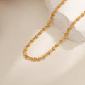 Nusa Woven Chain Necklace | Golden