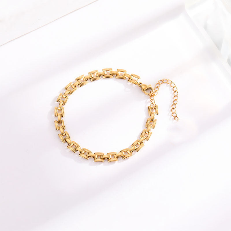 Pulsera Cadena Reloj | Golden