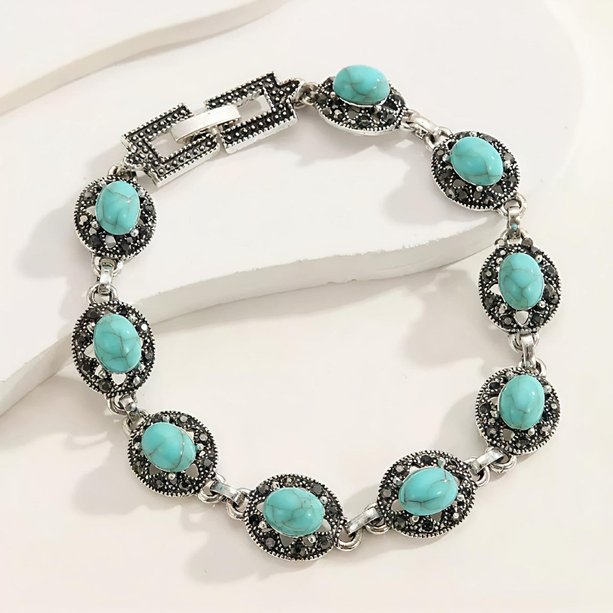 Pulsera Emblema Noble Corvelle | Golden Blanco