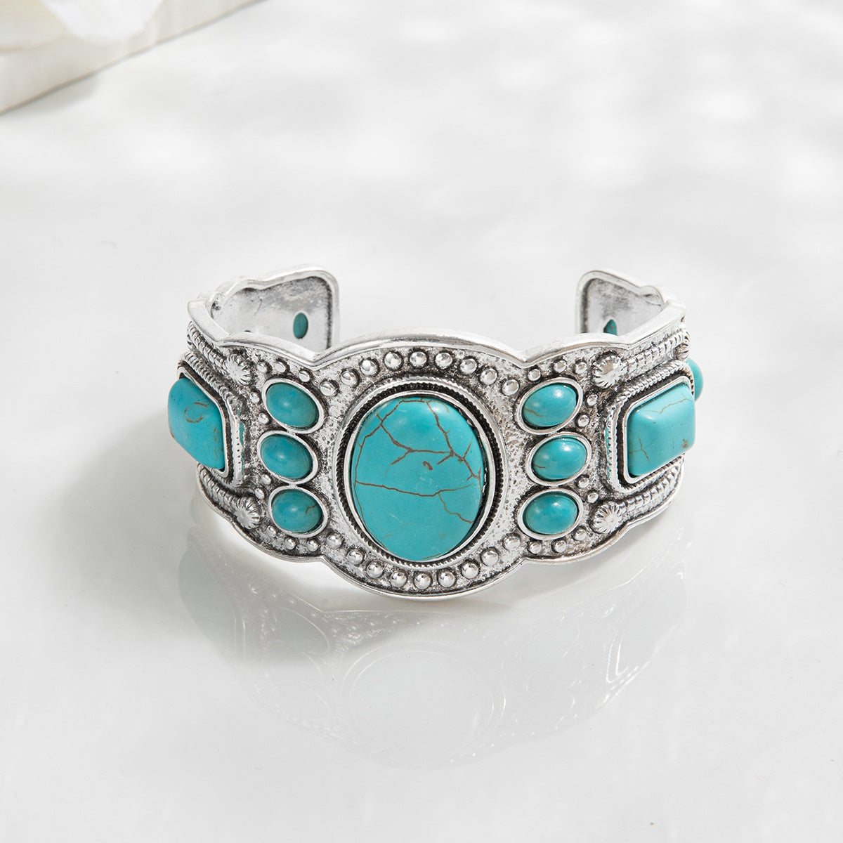Pulsera Cuff Cielo Valencrest | Golden Blanco