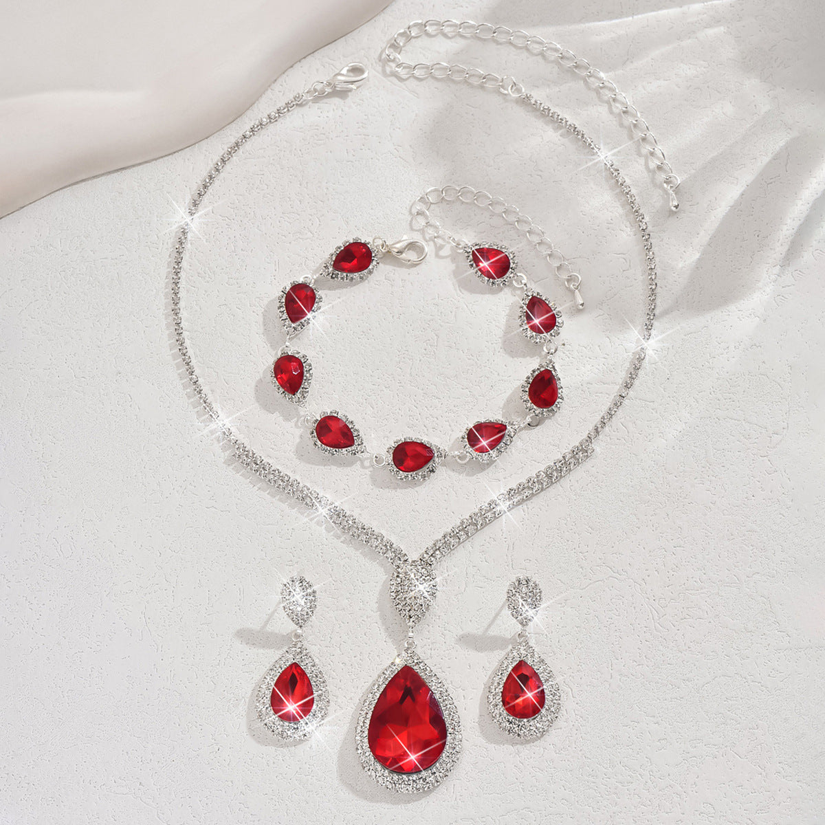 Set de Joyas Thalira Bloodwynne | Golden Blanco