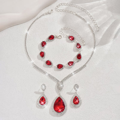 Set de Joyas Thalira Bloodwynne | Golden Blanco (2/2)