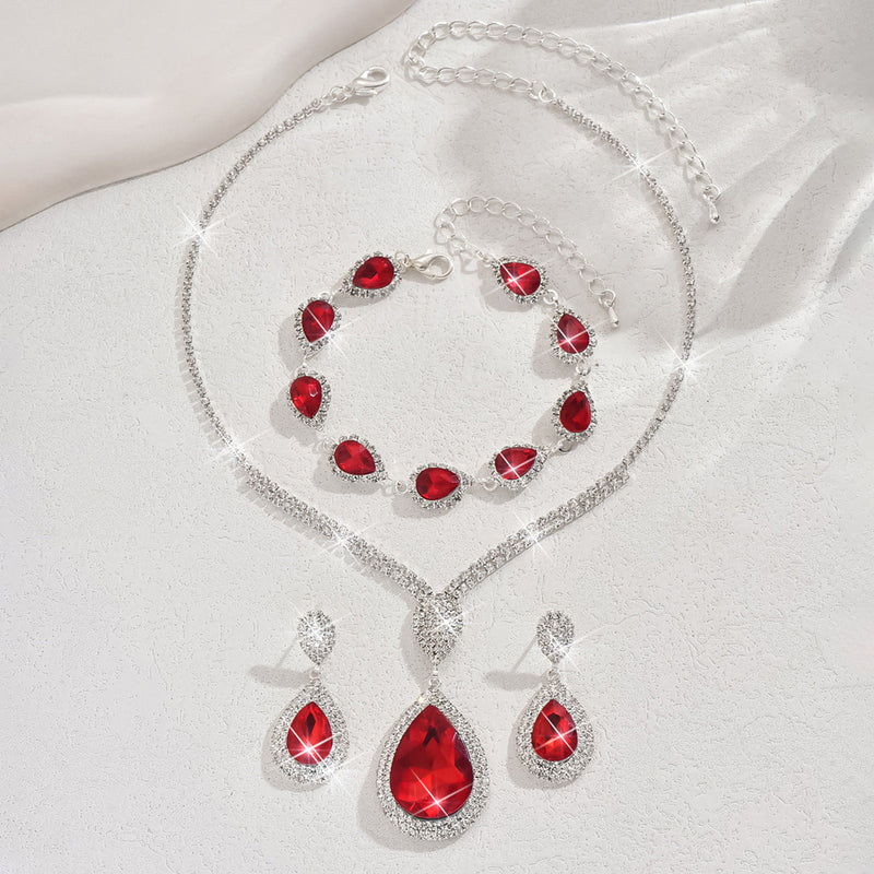 Set de Joyas Thalira Bloodwynne | Golden Blanco (2/2)