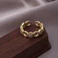 Anillo Panal de Cristal | Golden