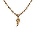 Elio Wing Pendant Necklace | Golden Blanco