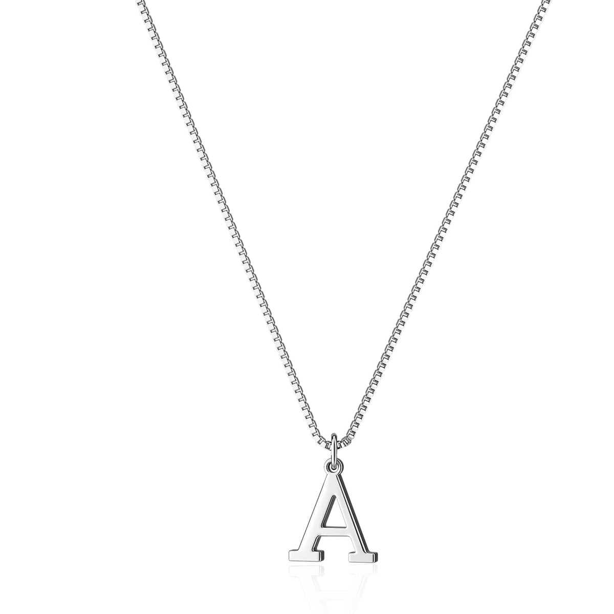 Love letter initial necklace | Golden Blanco