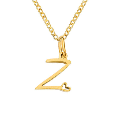 Collar con Inicial de Corazón | Golden (25/26)