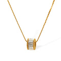 Collar Barril Pulido Elyna | Golden