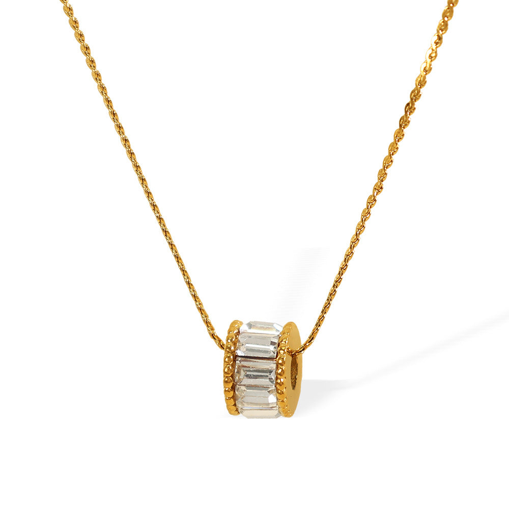 Collar Barril Pulido Elyna | Golden