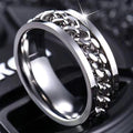 Vance Chain Spinner Ring | Golden Blanco