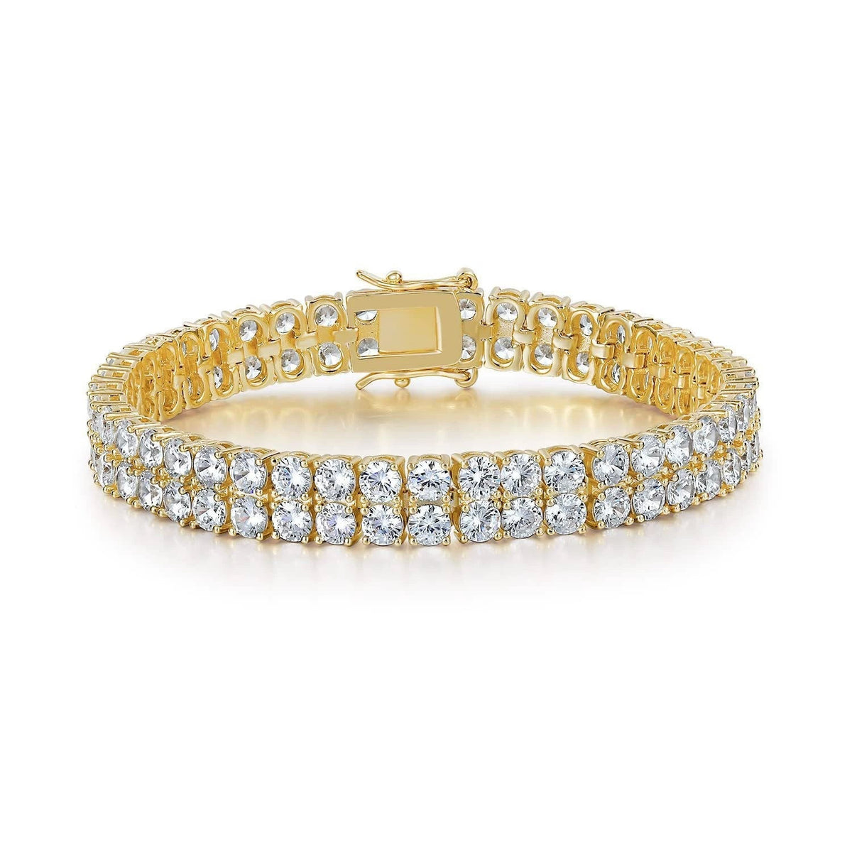Pulsera de Tenis Doble Hilera | Golden