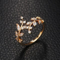 Elegant Vine Gold Ring | Golden