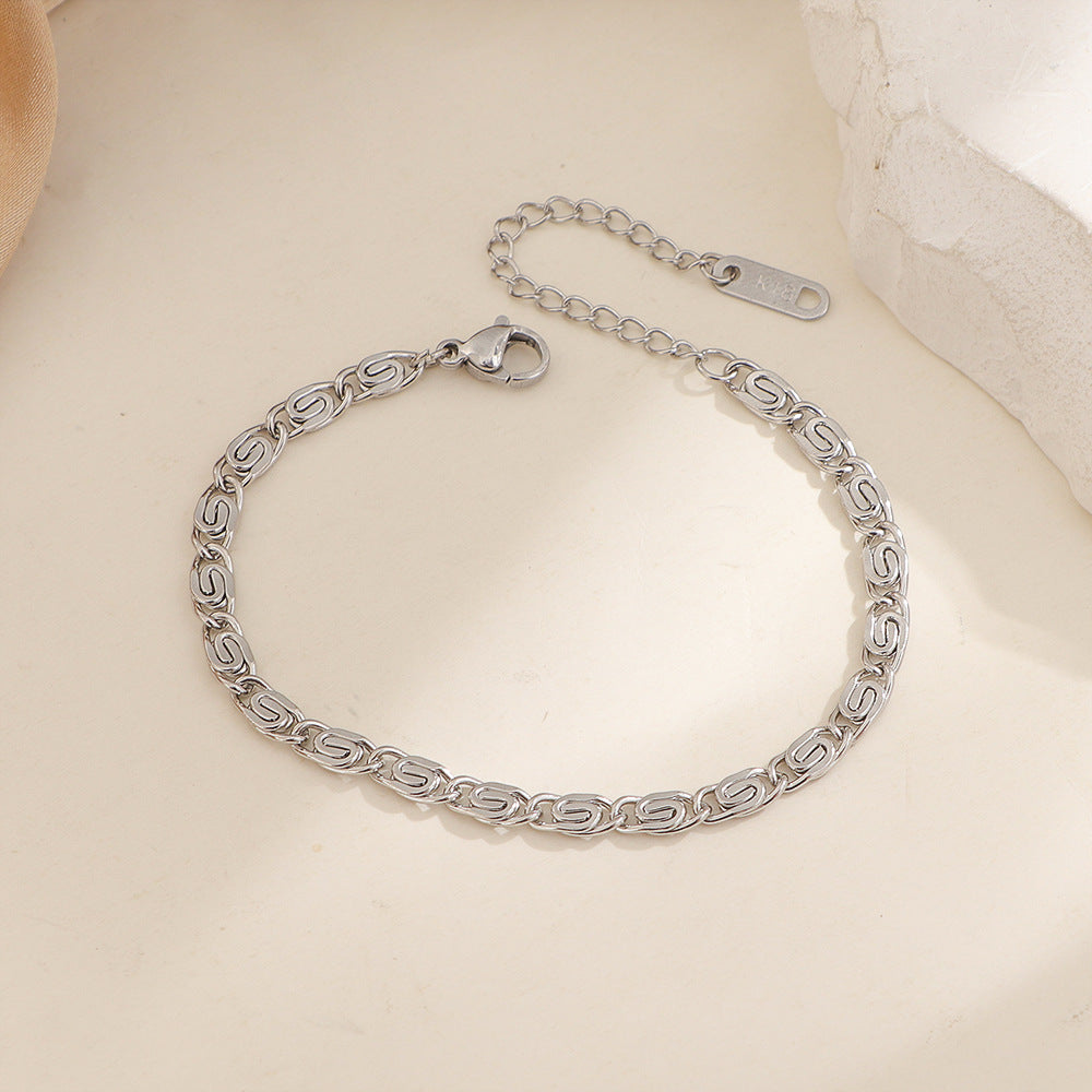 Nusa Woven Chain Bracelet | Golden