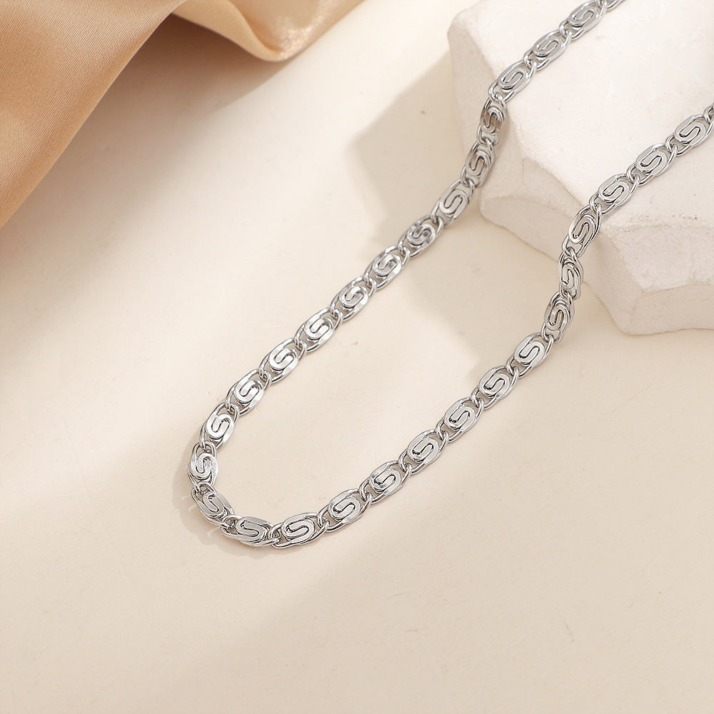 Nusa Woven Chain Necklace | Golden