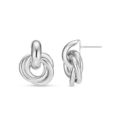 Statement Interlocking Earrings | Golden Blanco (1/6)