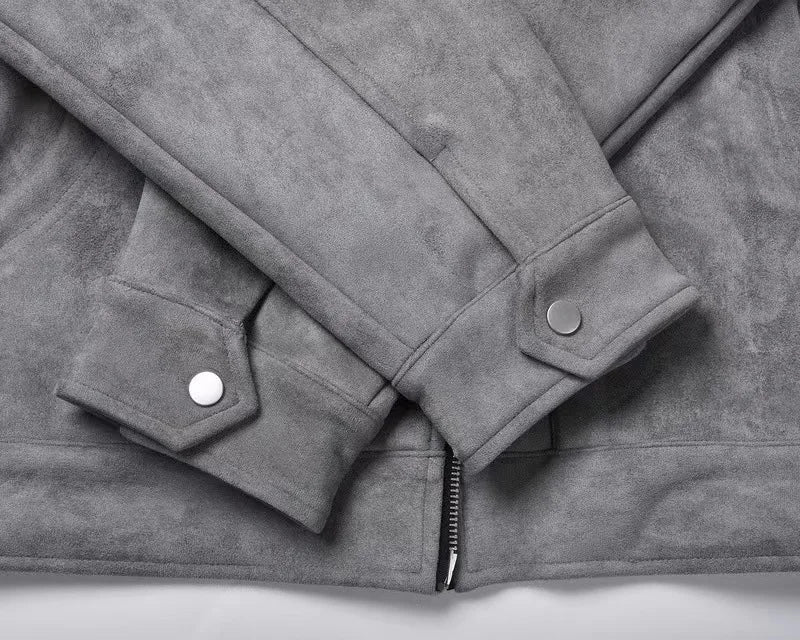 Noah Suede Overshirt Jacket