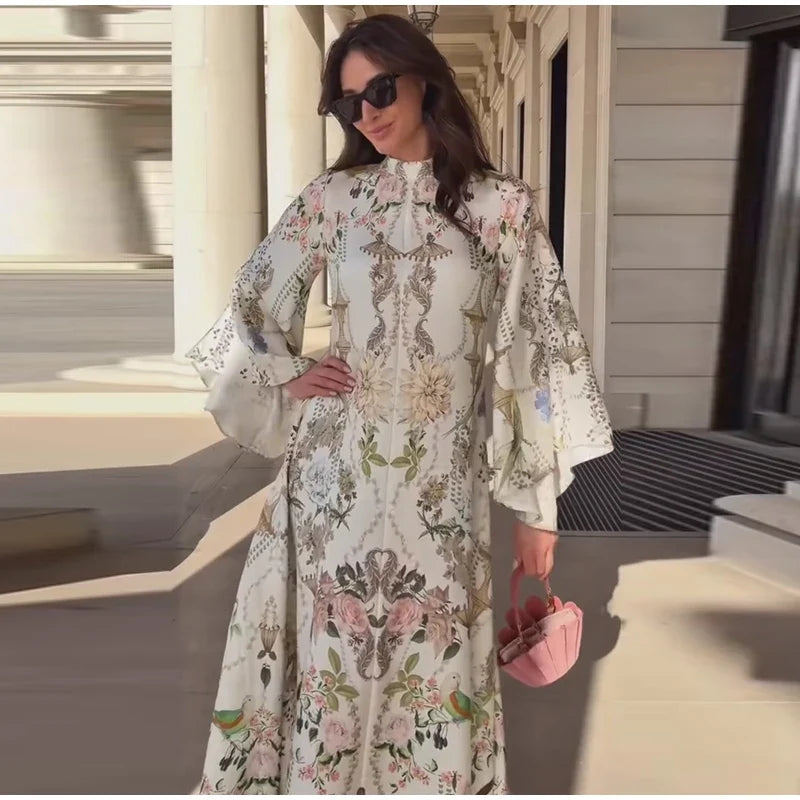 Seraphina Vintage Maxi Dress