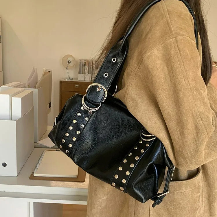 Valerie Rivet Leather Bag