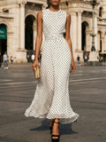 Isla Polka Dot Maxi Dress