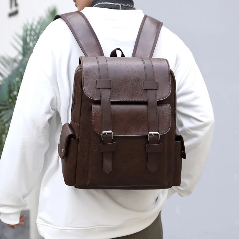 Ethan Leather Backpack