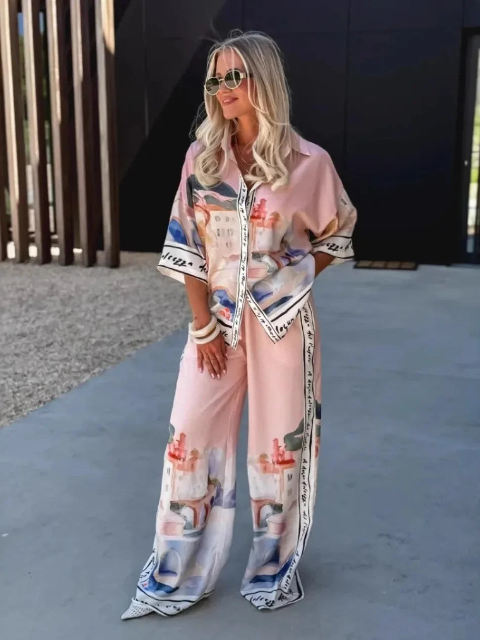 Sienna Printed Two-Piece Set