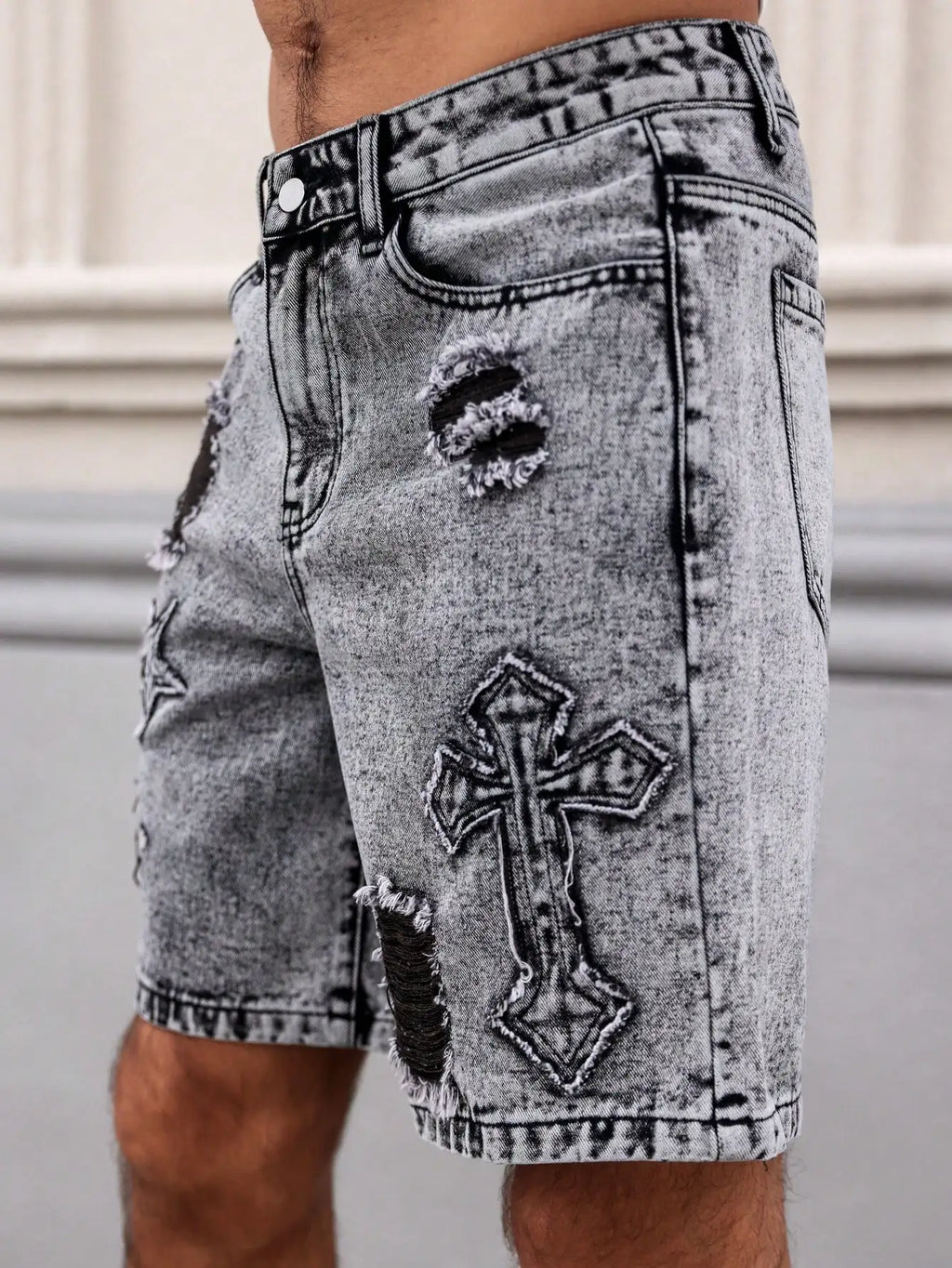 Wyatt Dark Wash Denim Shorts