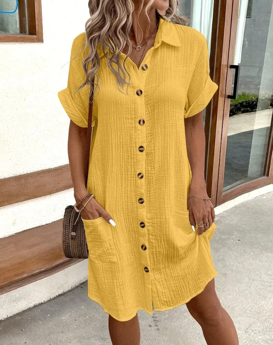 Clara Vintage Mini Dress