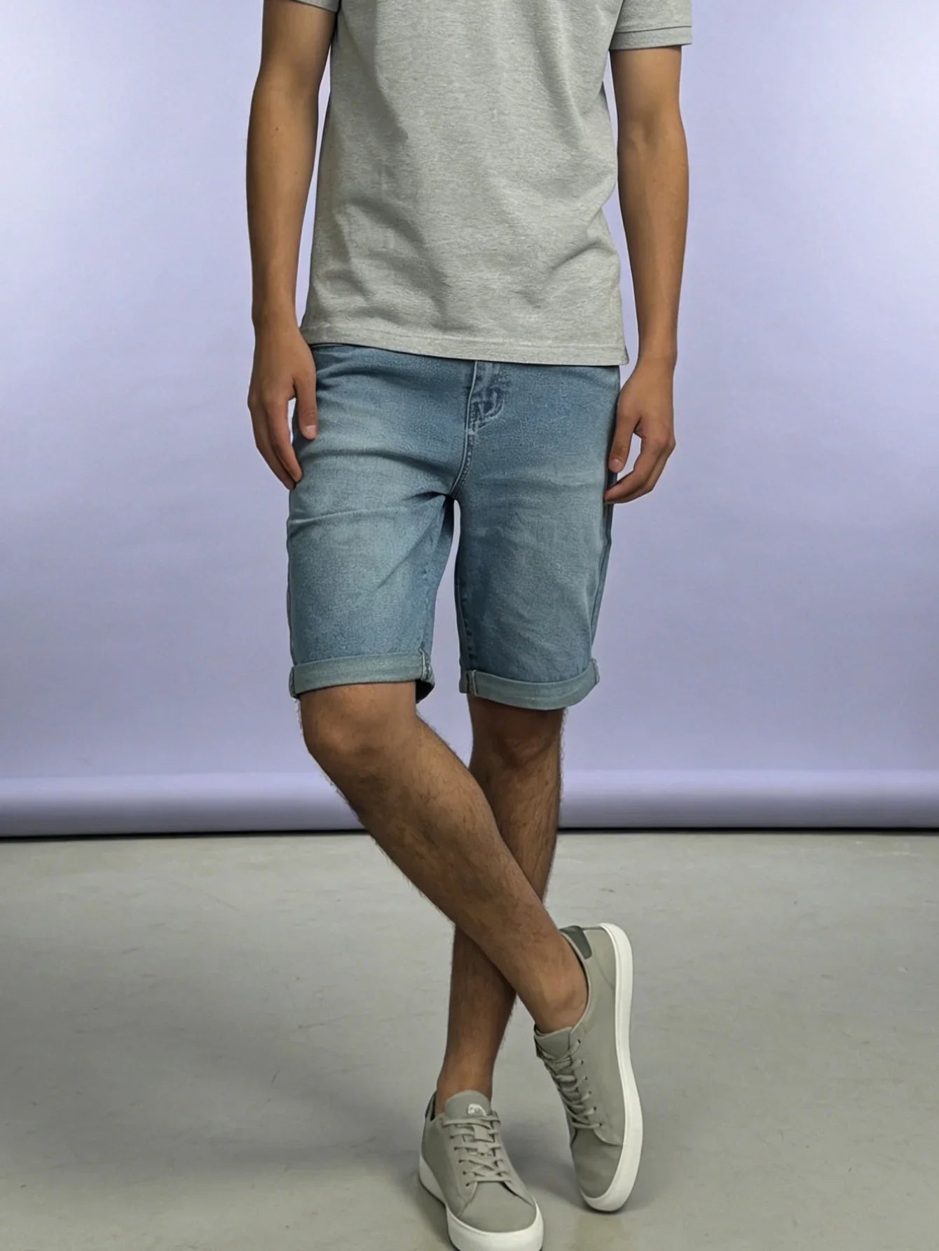 Luca Slim Denim Shorts