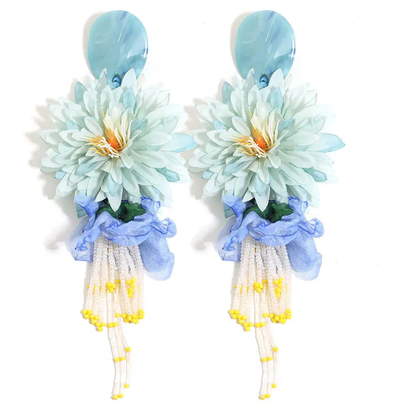 Dahlia Bloom Earrings