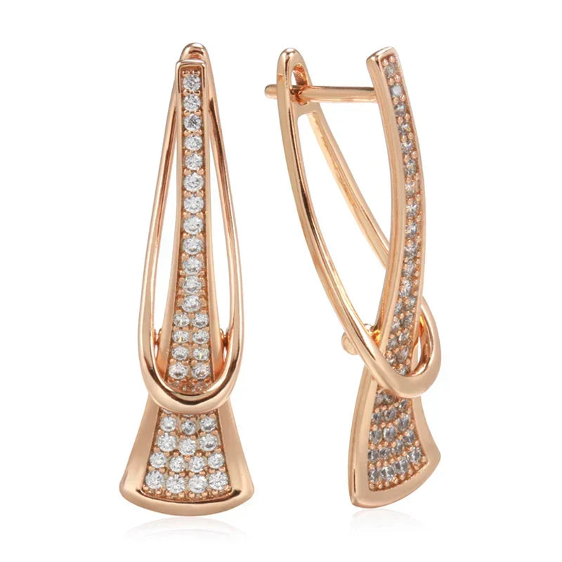 Pendientes Cristal Capas Radiantes | Golden