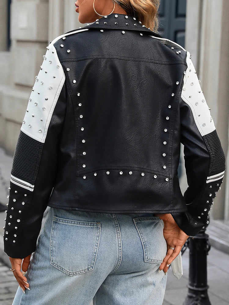Noiré Rivet Moto Jacket