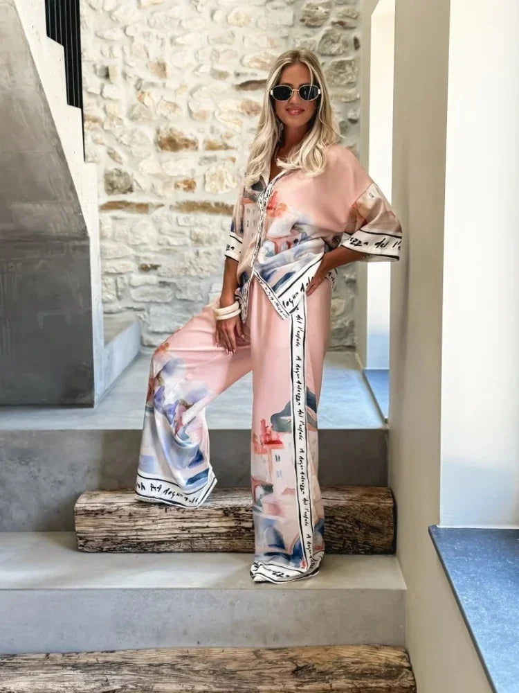 Sienna Printed Two-Piece Set