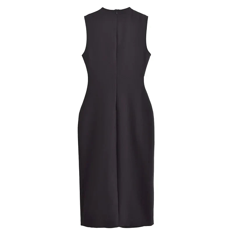 Clara Belted Midi Dress