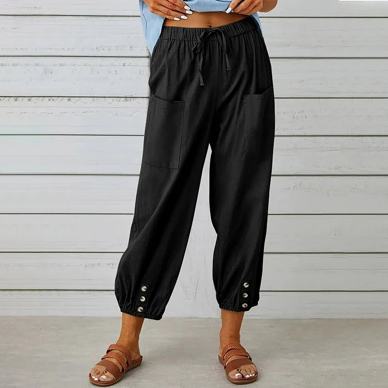 Clara Relaxed Linen Pants