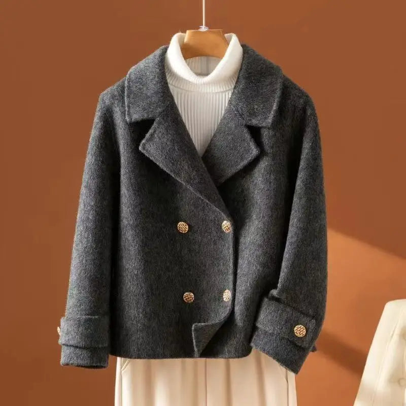 Abrigo de lana reversible Aurelia