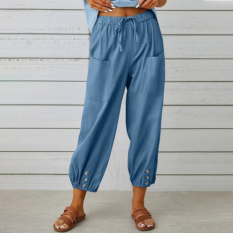 Clara Relaxed Linen Pants