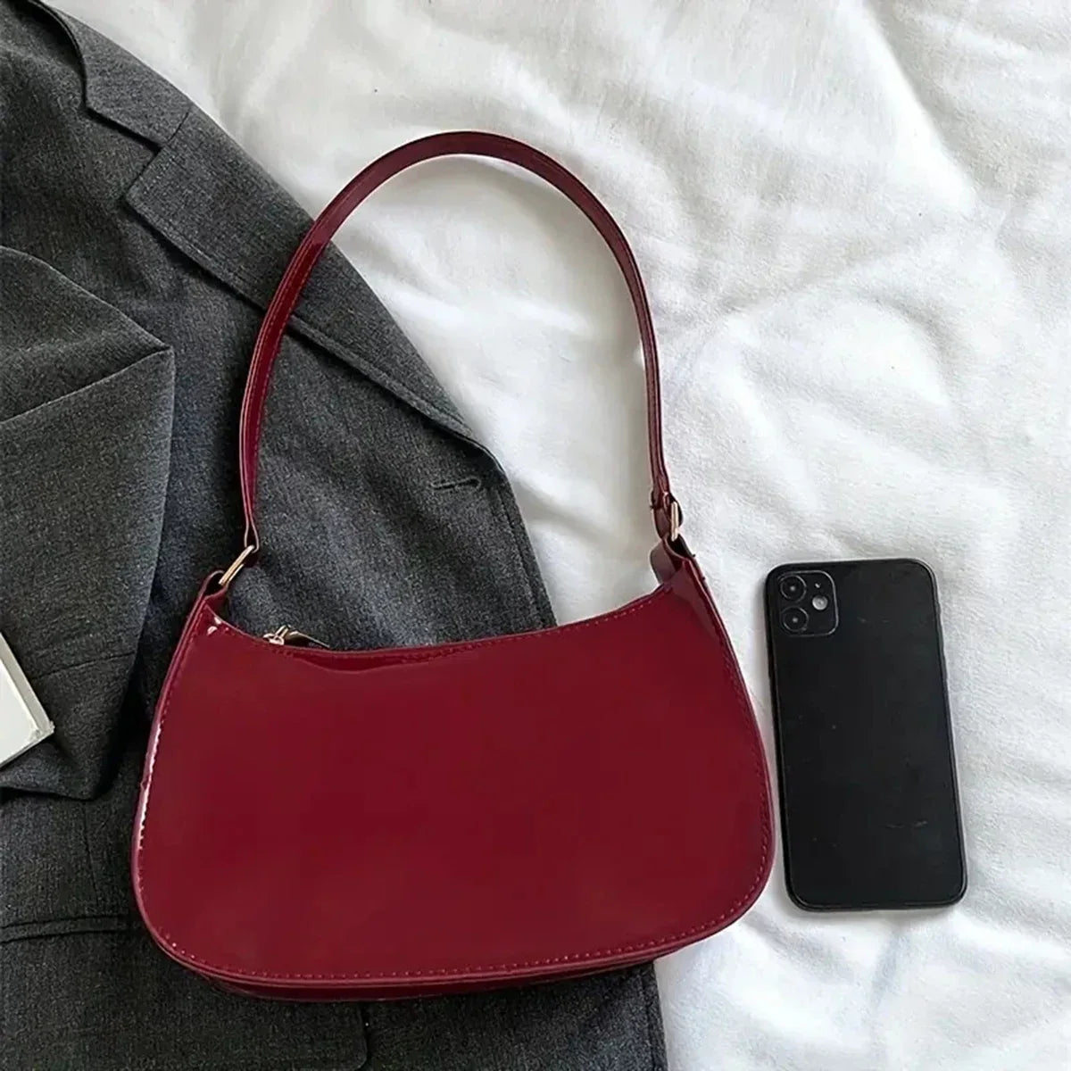 Valentina Patent Leather Bag