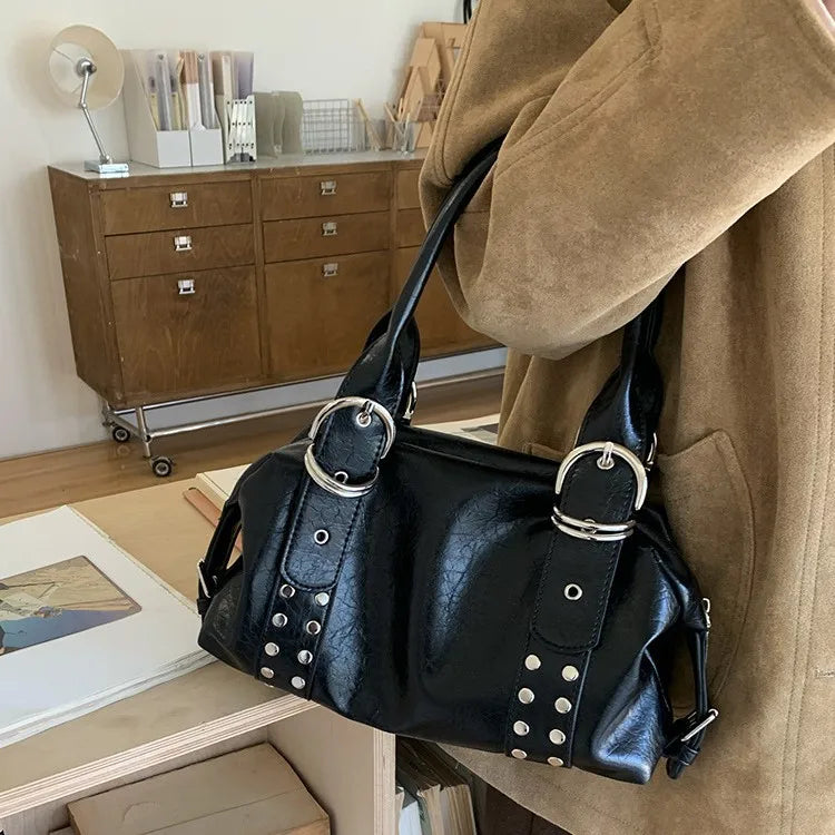 Valerie Rivet Leather Bag