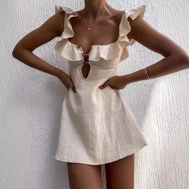 Sienna Ruffle Mini Dress