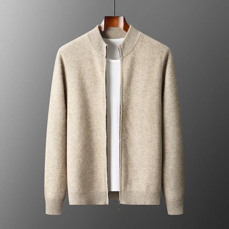 Marco Merino Wool Zip Sweater