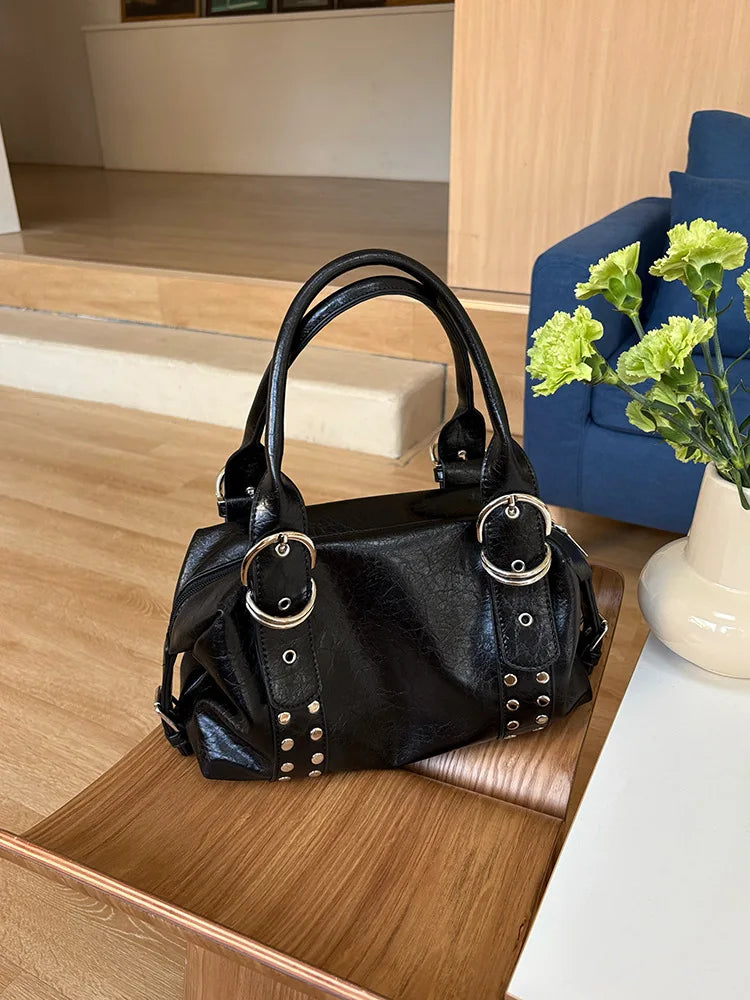Valerie Rivet Leather Bag