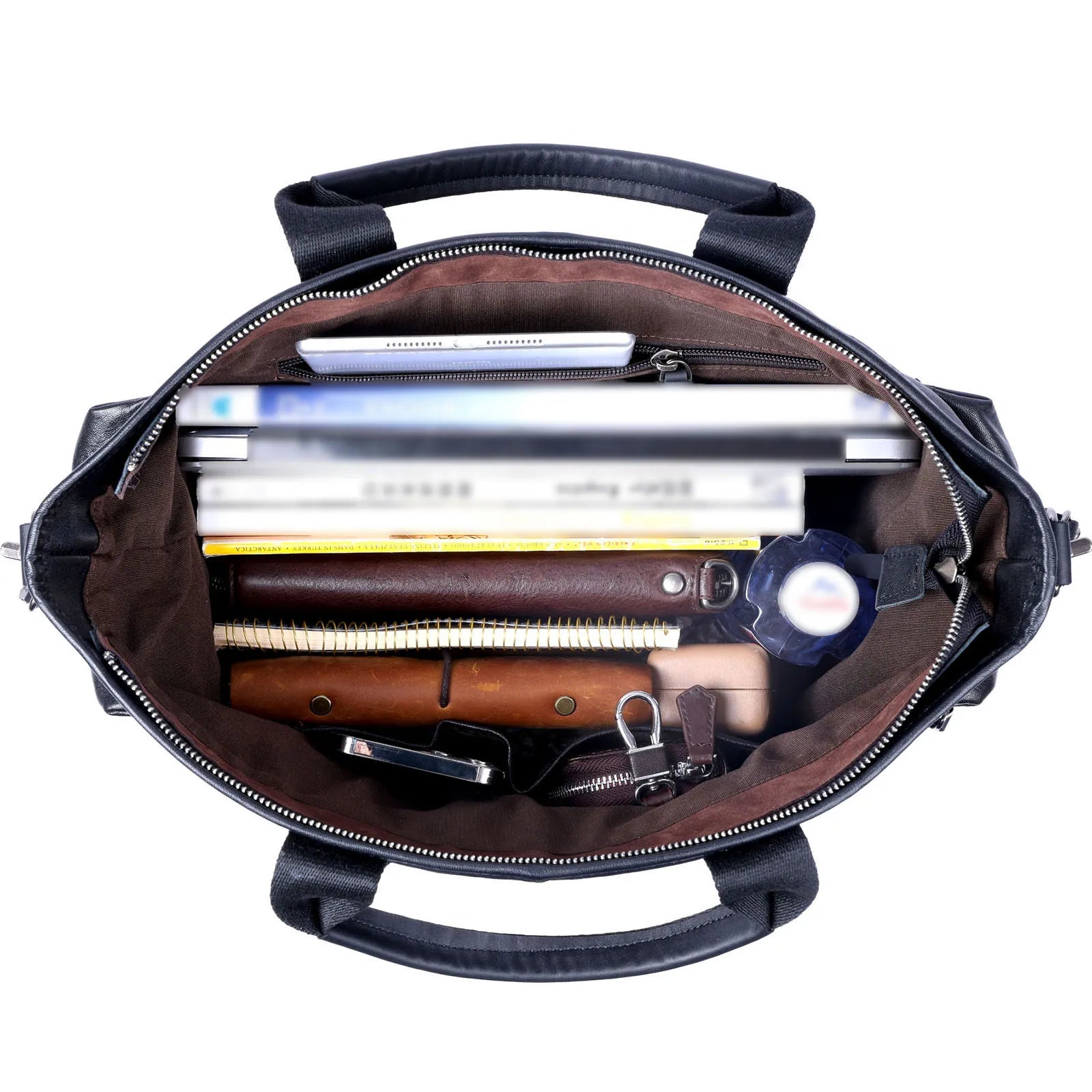 Luca Leather Briefcase