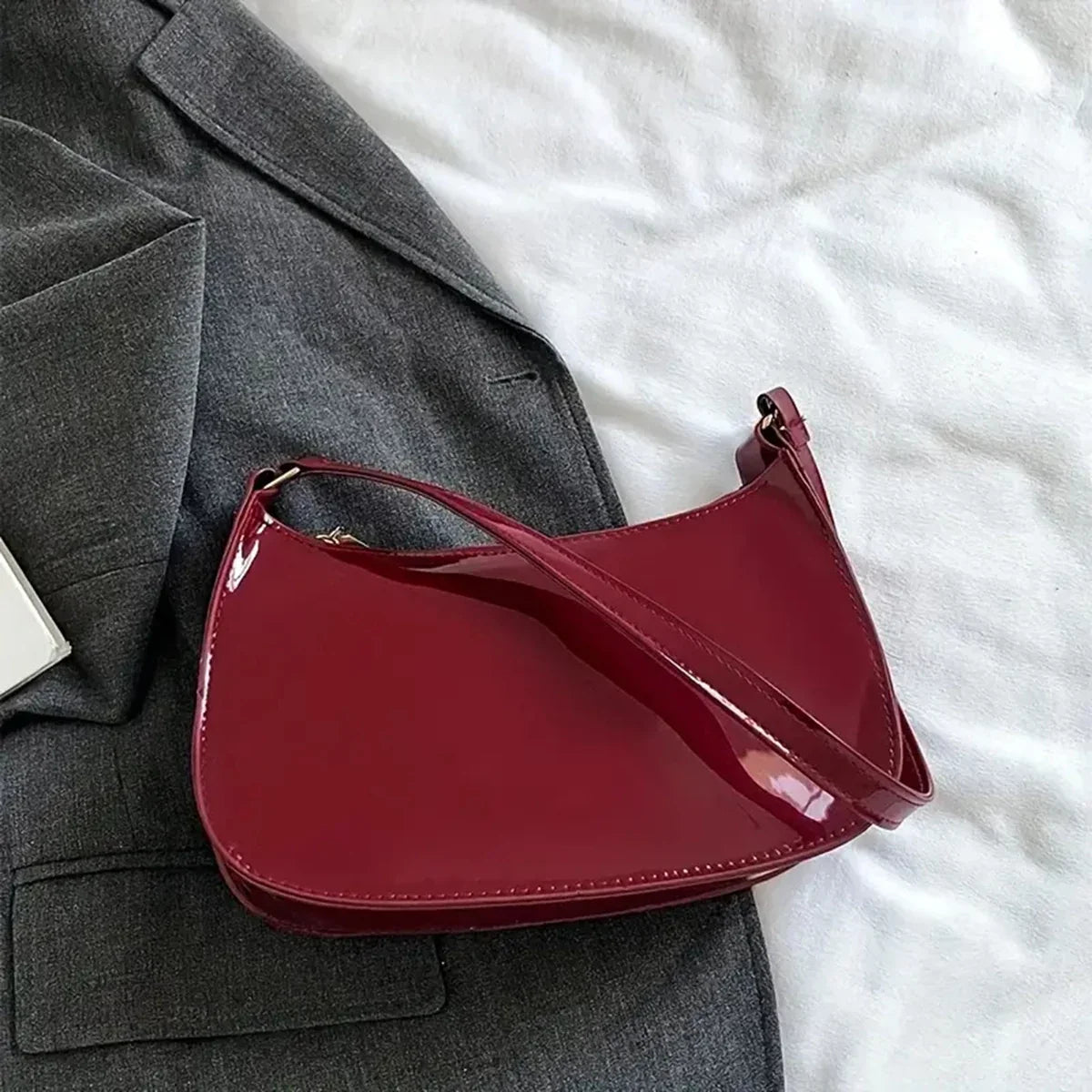 Valentina Patent Leather Bag