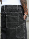 Asher Baggy Denim Shorts