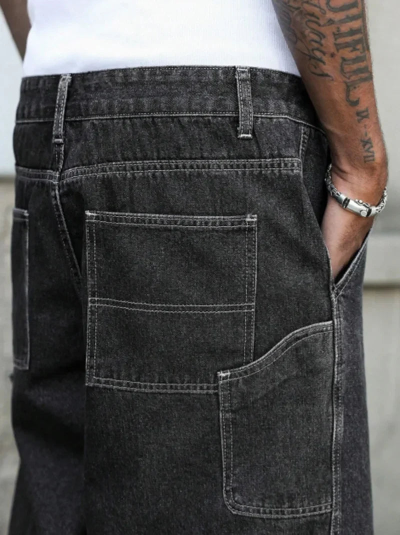 Asher Baggy Denim Shorts